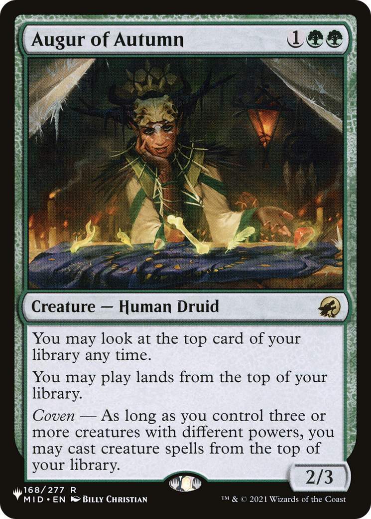 Augur of Autumn (LIST-MID-168) - The List