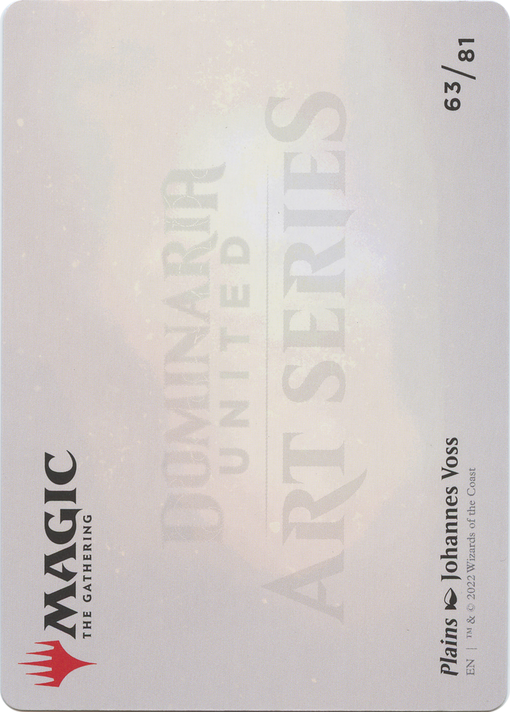Plains // Plains (ADMU-063) - Dominaria United Art Series (Borderless)