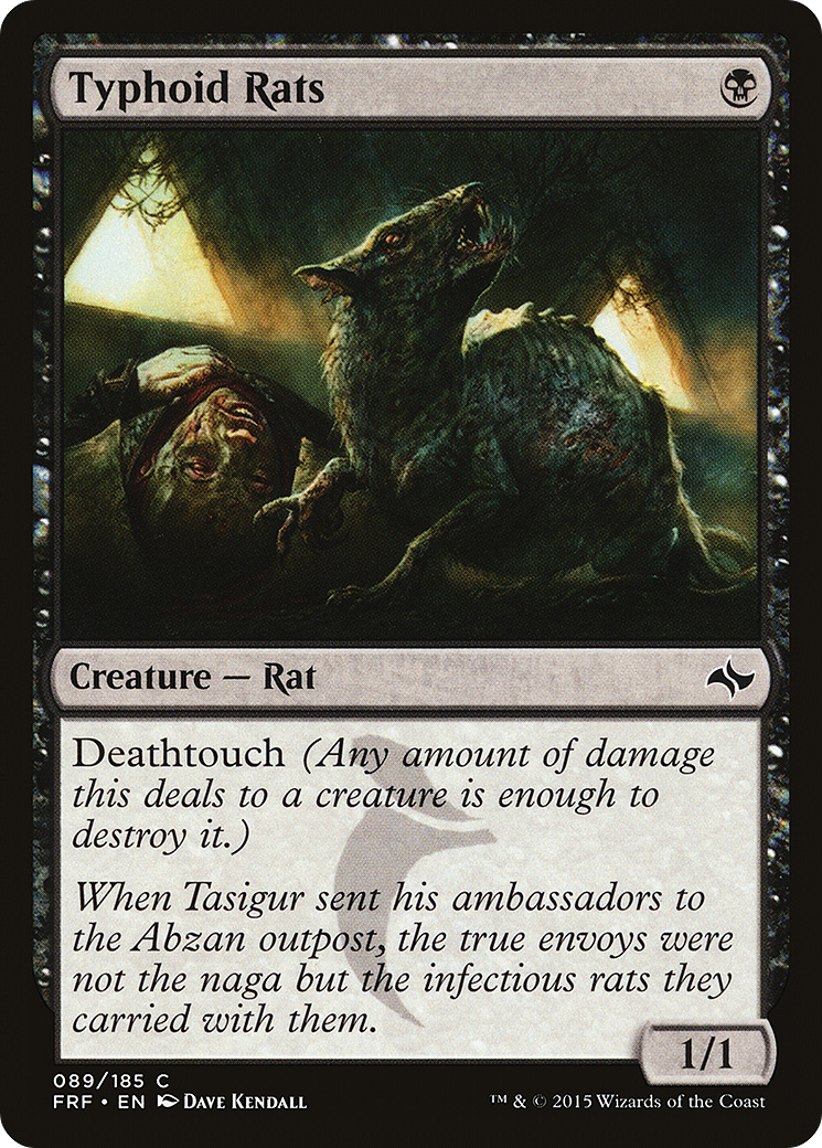 Typhoid Rats (FRF-089) - Fate Reforged Foil
