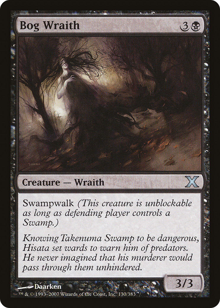 Bog Wraith (10E-130) - Tenth Edition
