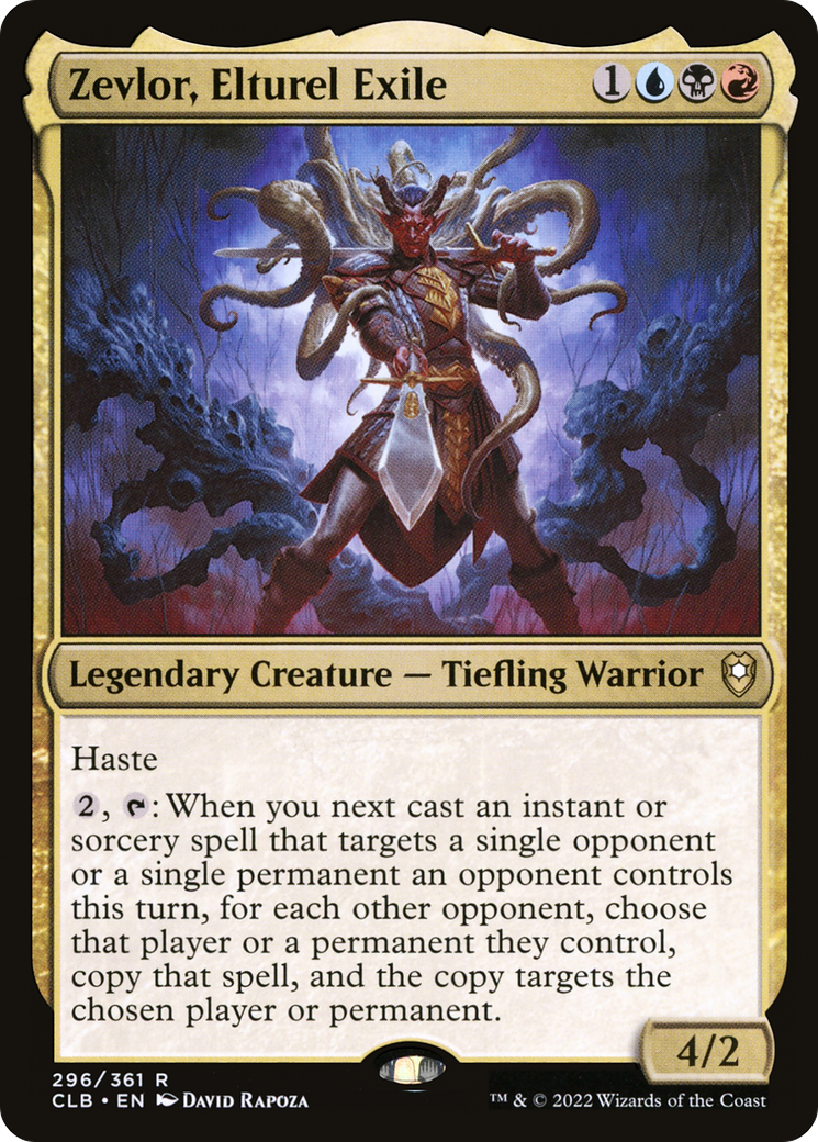 Zevlor, Elturel Exile (CLB-296) - Commander Legends: Battle for Baldur's Gate Foil