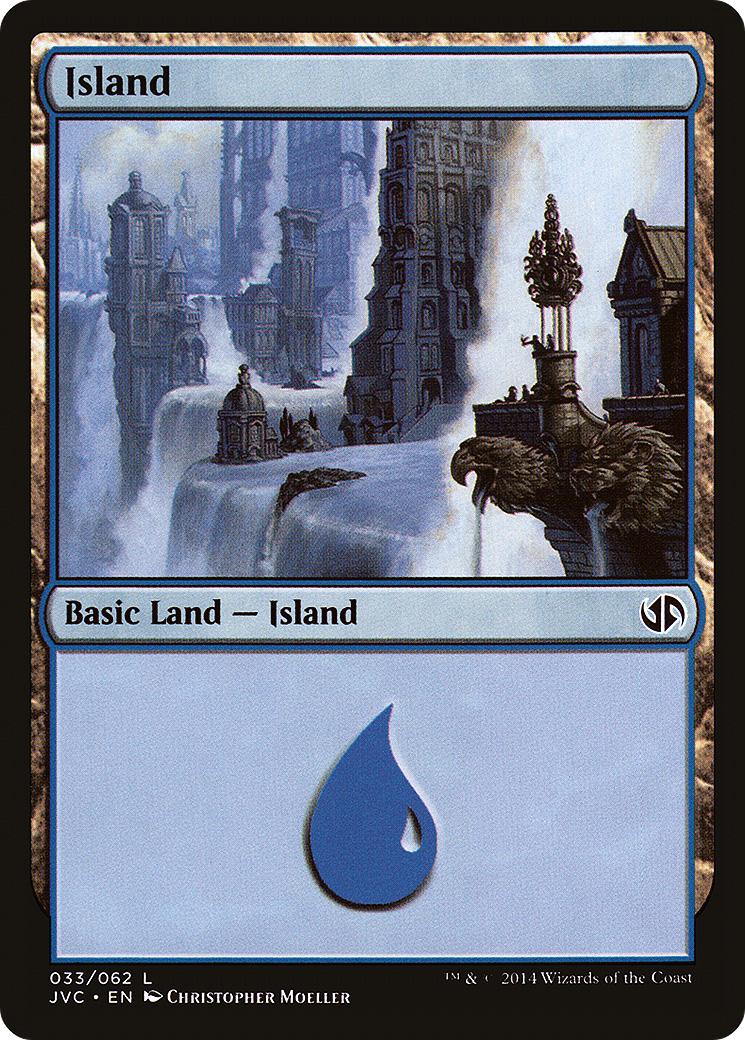 Island (33) (Jace vs. Chandra) (DD3-033) - Duel Decks Anthology: Jace vs. Chandra