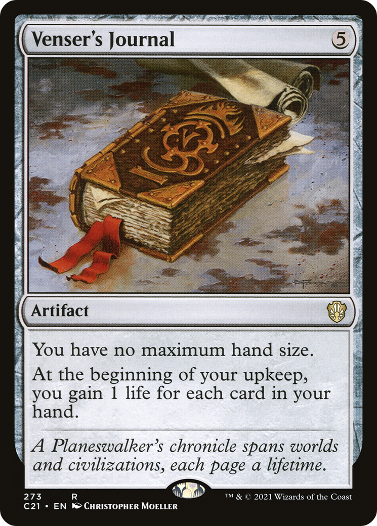 Venser's Journal (C21-273) - Commander 2021