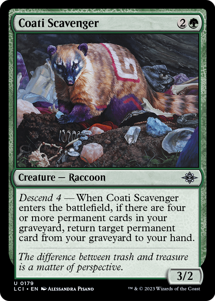 Coati Scavenger (LCI-179) - The Lost Caverns of Ixalan Foil