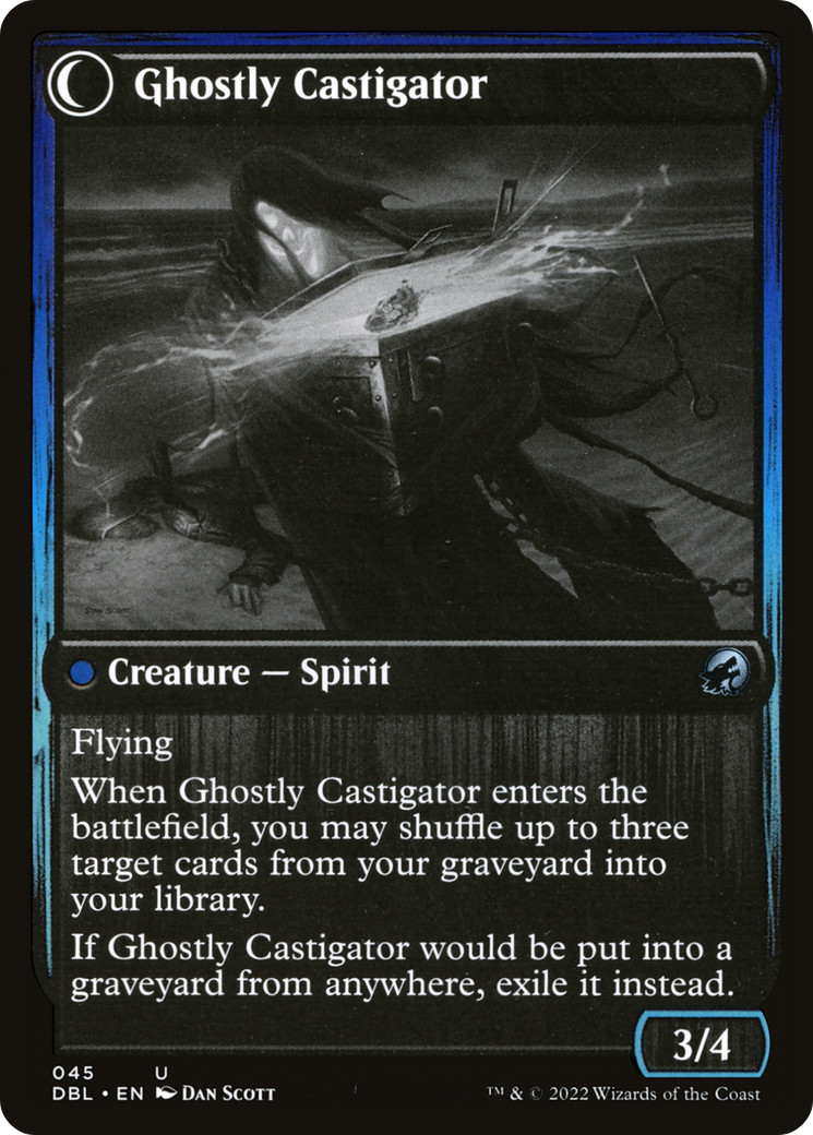 Covetous Castaway (DBL-045) - Innistrad: Double Feature: (Double Faced Transform) Foil