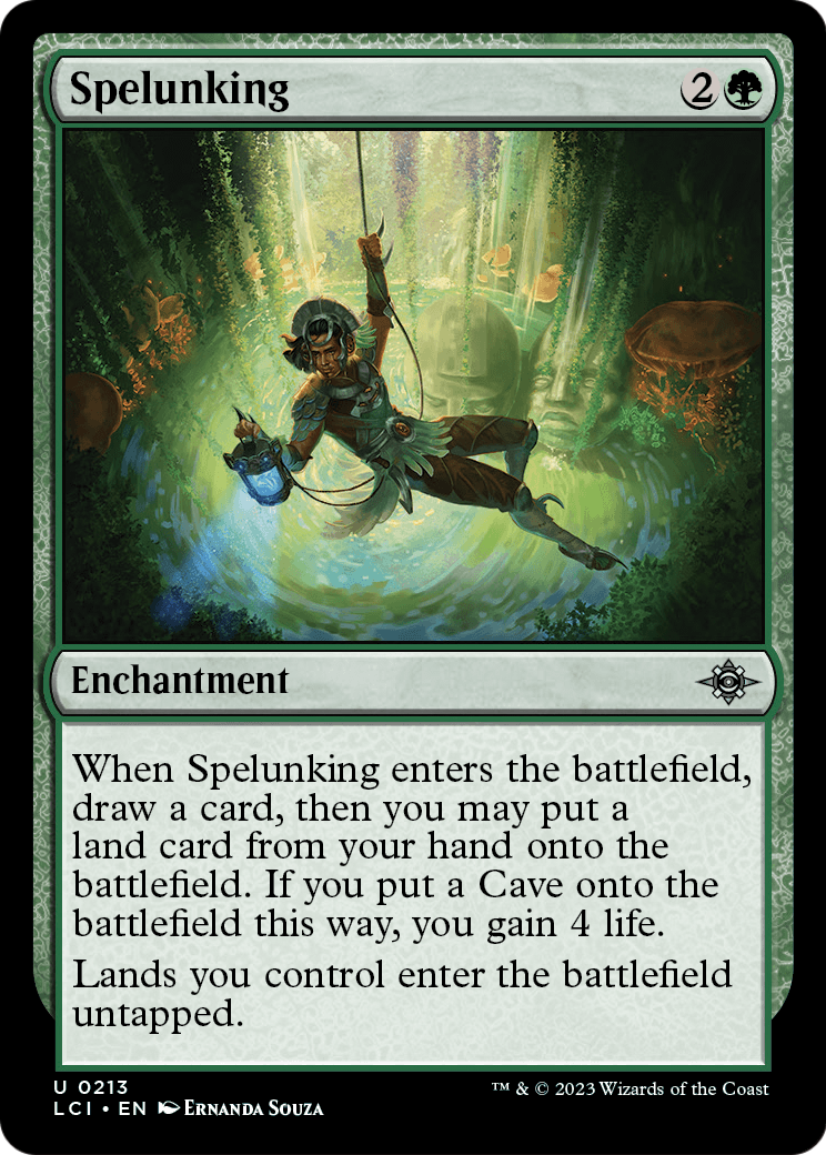 Spelunking (LCI-213) - The Lost Caverns of Ixalan Foil