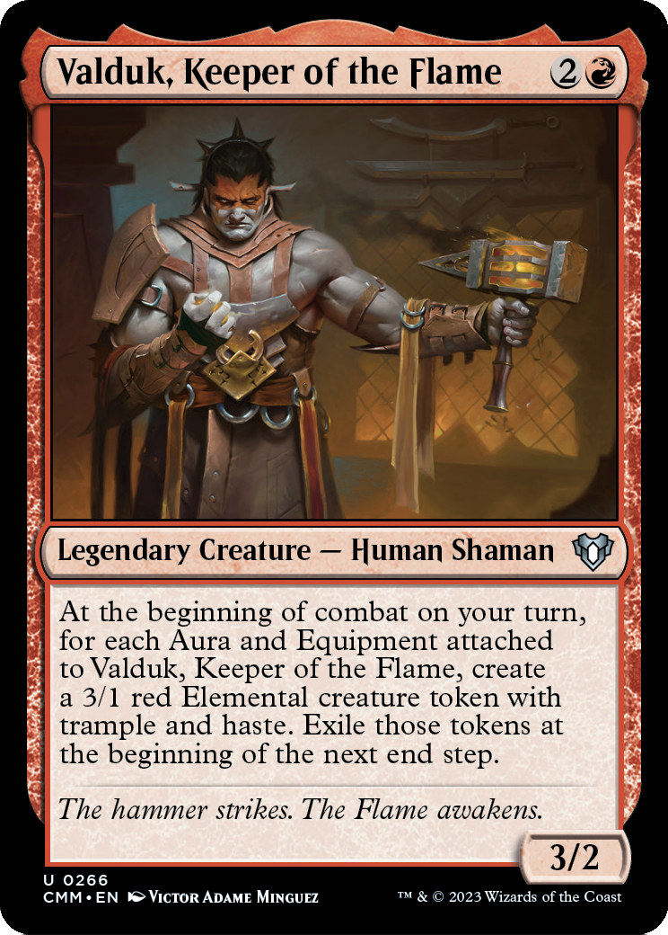 Valduk, Keeper of the Flame (CMM-266) - Commander Masters