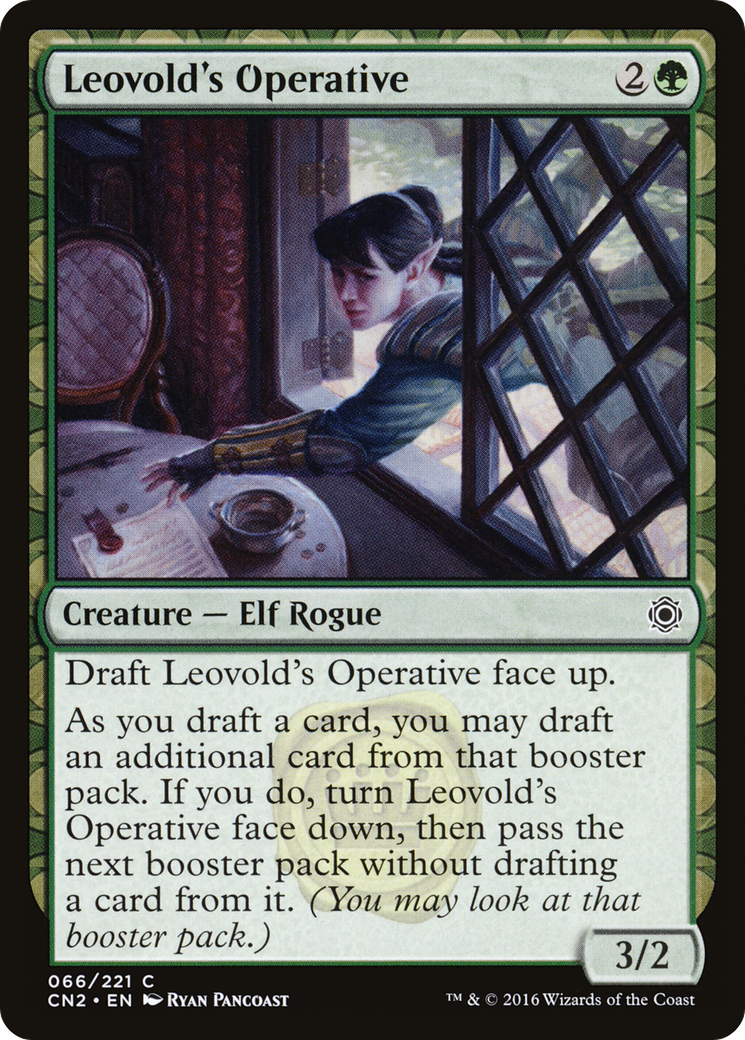 Leovold's Operative (CN2-066) - Conspiracy: Take the Crown: (draft)
