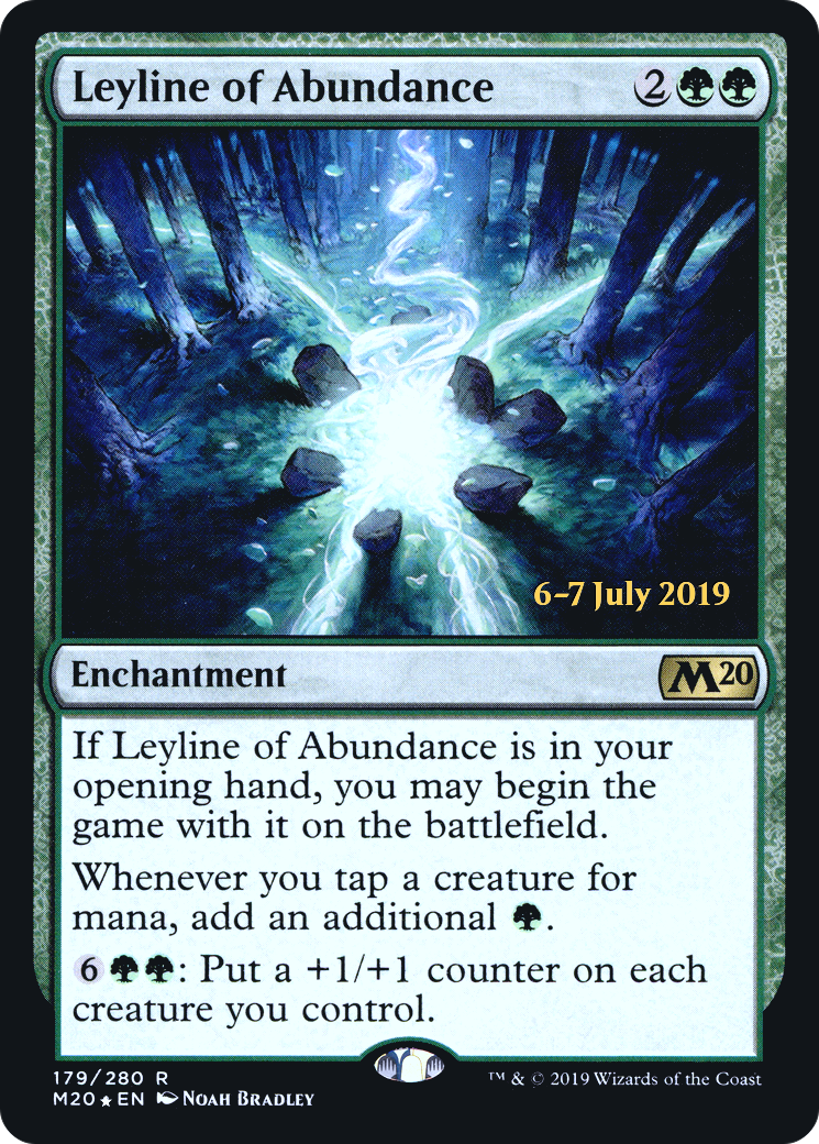 Leyline of Abundance (PRE-179S) - Core Set 2020 Promos Foil