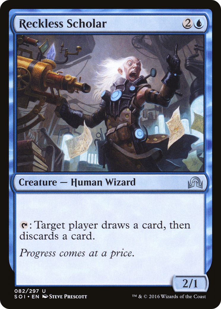 Reckless Scholar (SOI-082) - Shadows over Innistrad Foil