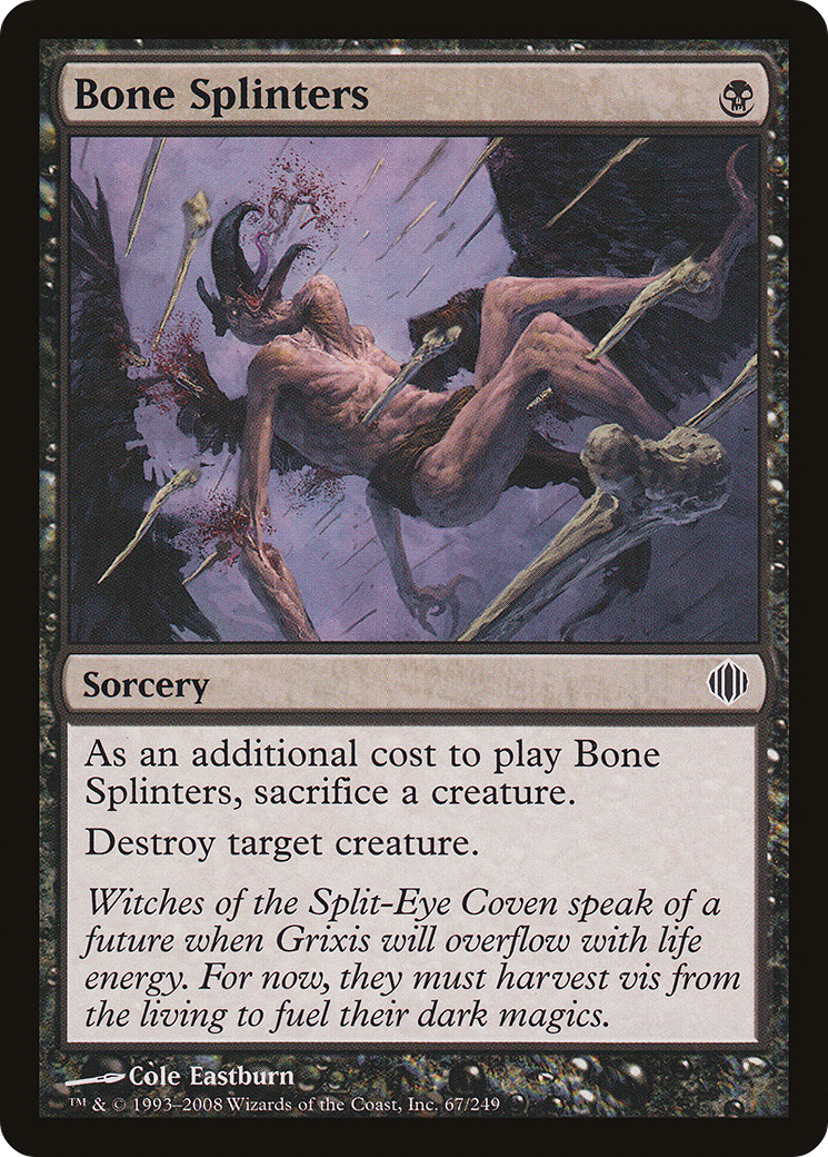 Bone Splinters (ALA-067) - Shards of Alara Foil