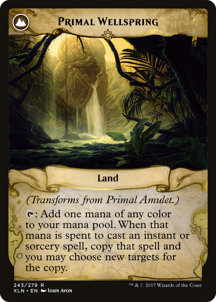 Primal Amulet (XLN-243) - Ixalan: (compasslanddfc) Foil