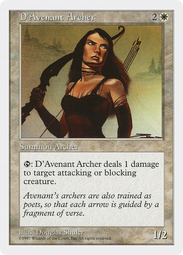 D'Avenant Archer (5ED-) - Fifth Edition