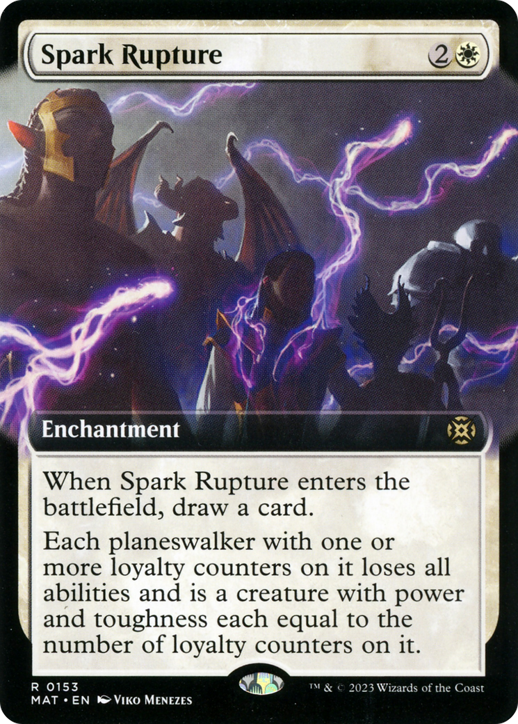 Spark Rupture (Extended Art) (MAT-153) - March of the Machine: The Aftermath: (Extended Art) Foil