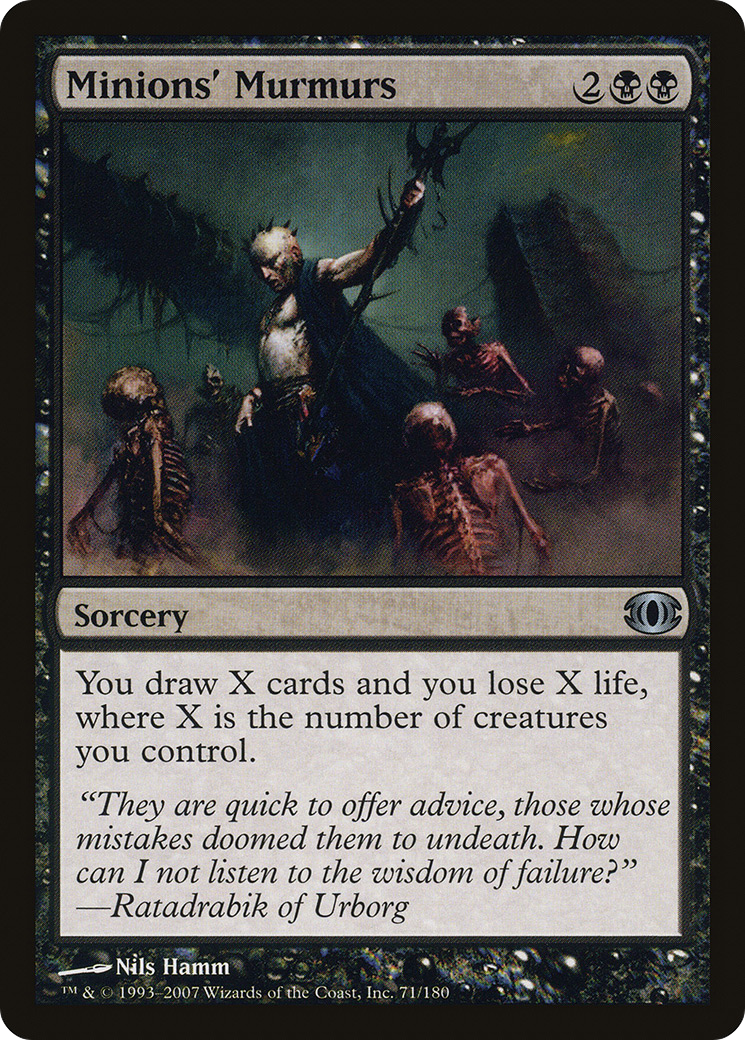 Minions' Murmurs (FUT-071) - Future Sight Foil