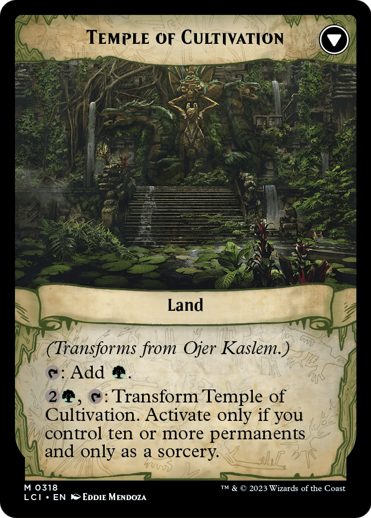 Ojer Kaslem, Deepest Growth (Showcase) (LCI-318) - The Lost Caverns of Ixalan: (Showcase) Foil