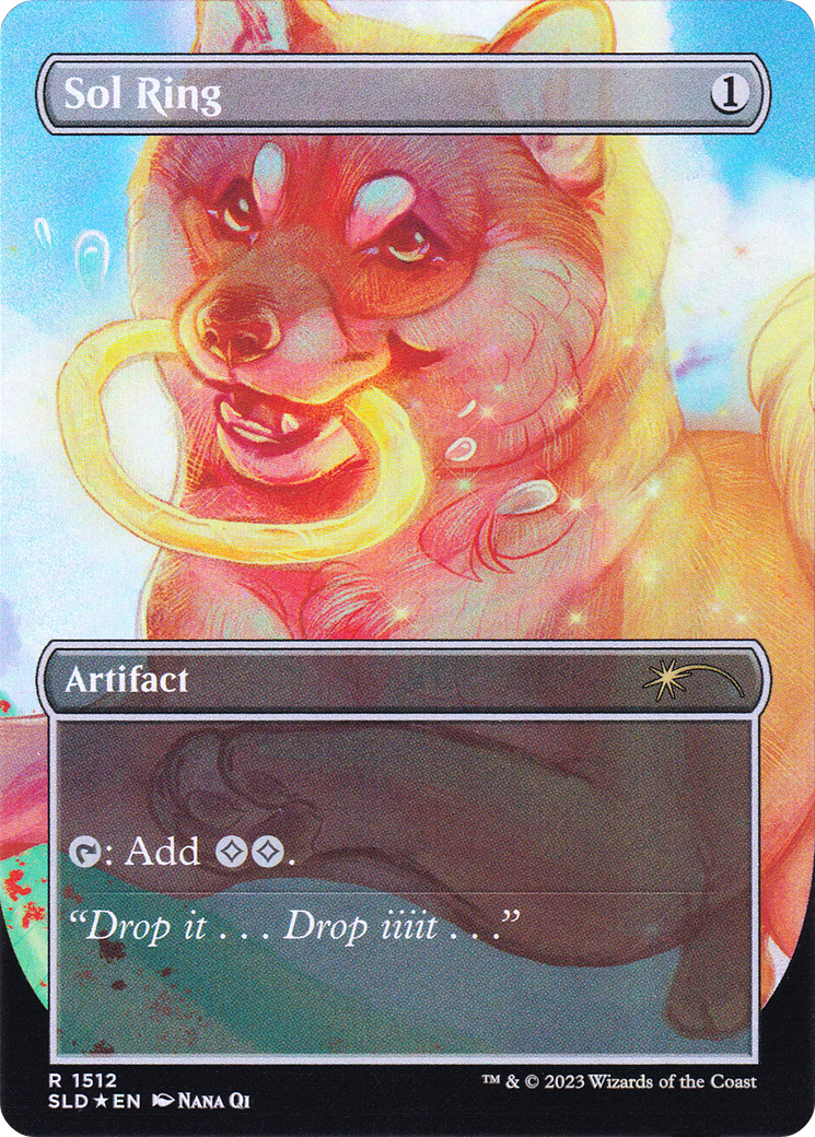 Sol Ring (1512) (SLD-1512) - Secret Lair Drop (Borderless) Foil