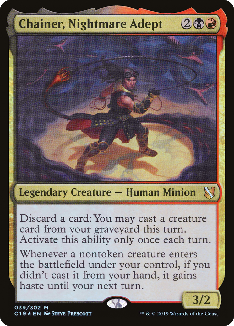 Chainer, Nightmare Adept (C19-039) - Commander 2019 Foil