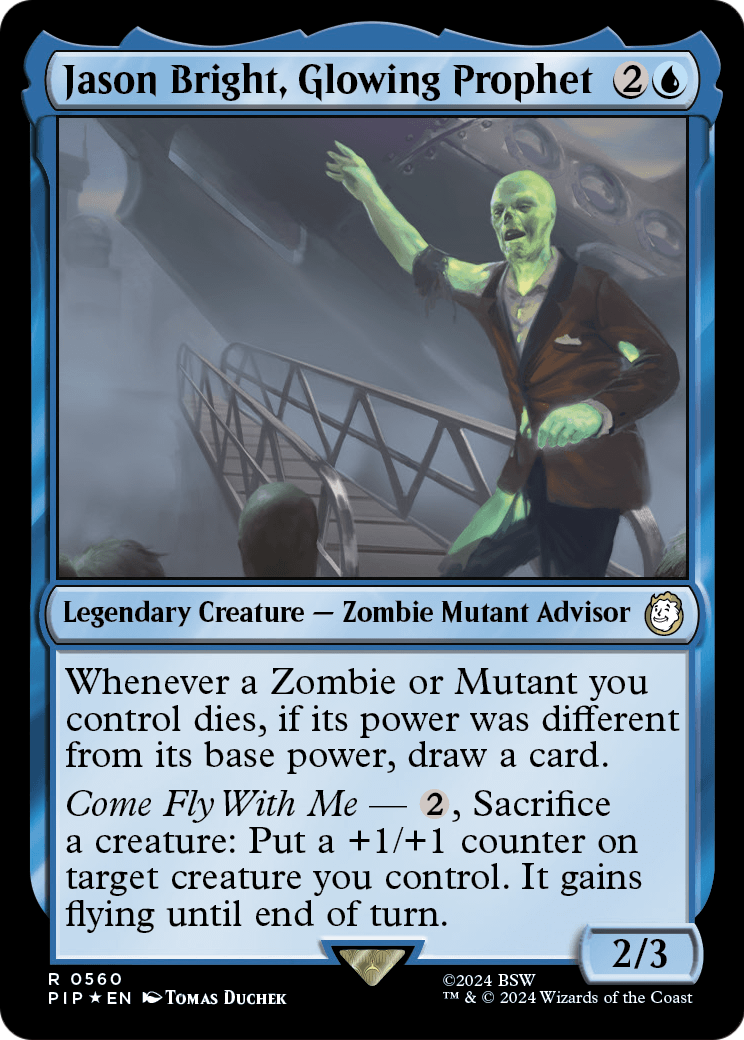 Jason Bright, Glowing Prophet (Surge Foil) (PIP-560) - Fallout Foil