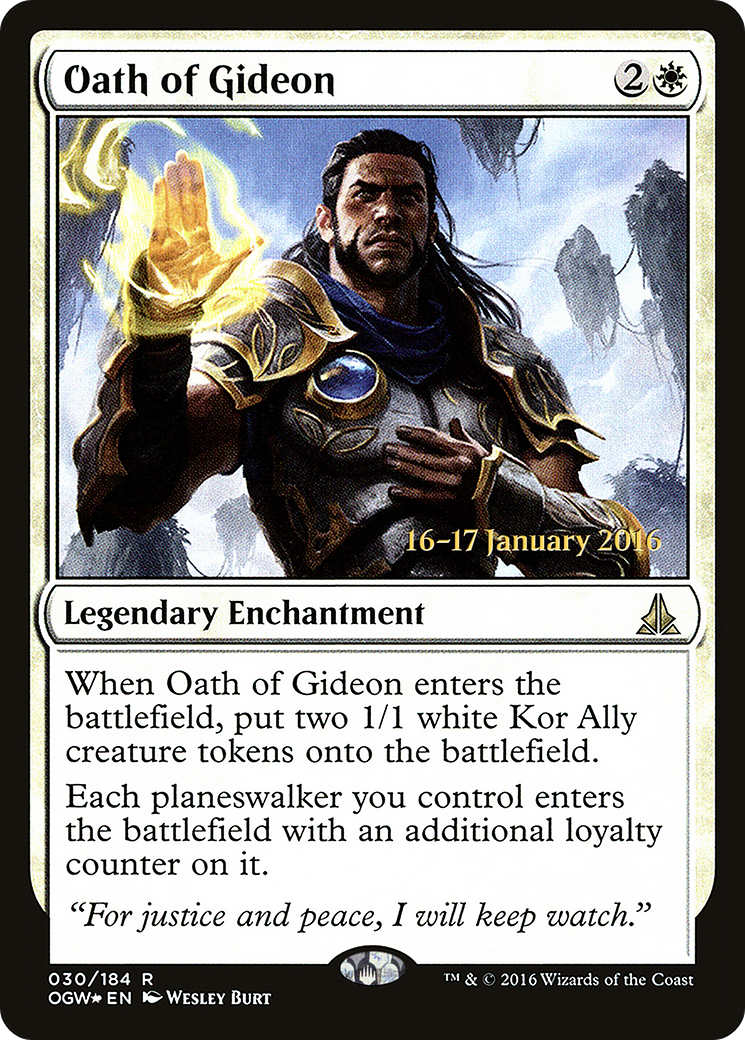 Oath of Gideon (PRE-30S) - Oath of the Gatewatch Promos Foil