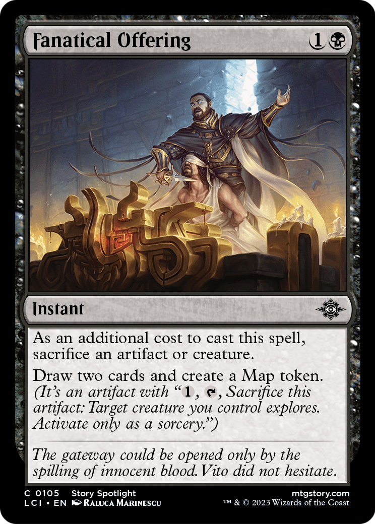 Fanatical Offering (LCI-105) - The Lost Caverns of Ixalan