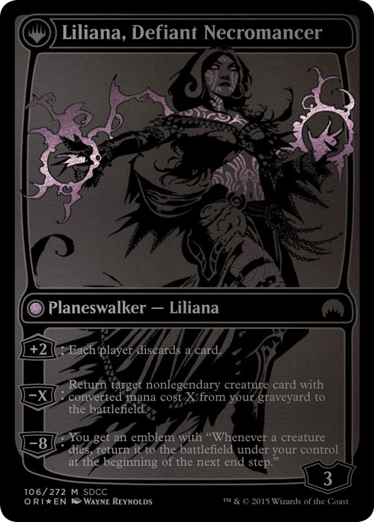Liliana, Heretical Healer (SDCC 2015 Exclusive) (MEDIA-106) - San Diego Comic-Con 2015: (originpwdfc) Foil