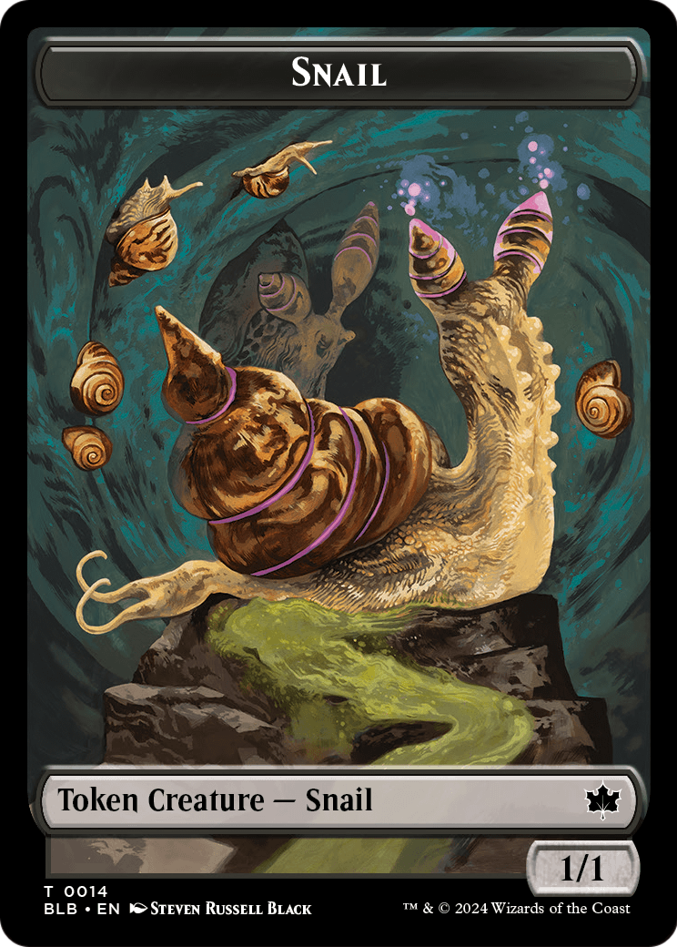 Snail Token (BLB-014) - Bloomburrow Tokens