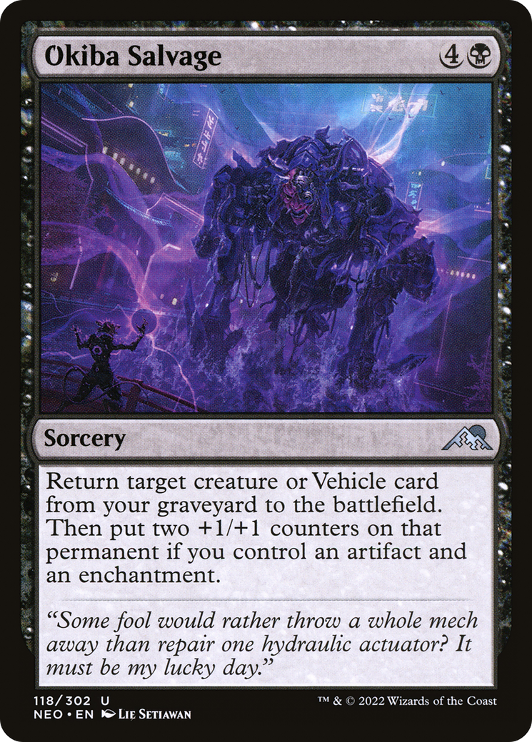 Okiba Salvage (NEO-118) - Kamigawa: Neon Dynasty Foil