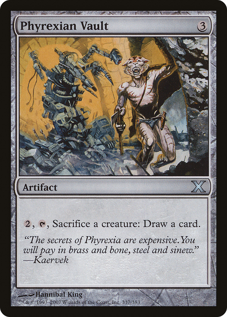Phyrexian Vault (10E-337) - Tenth Edition Foil