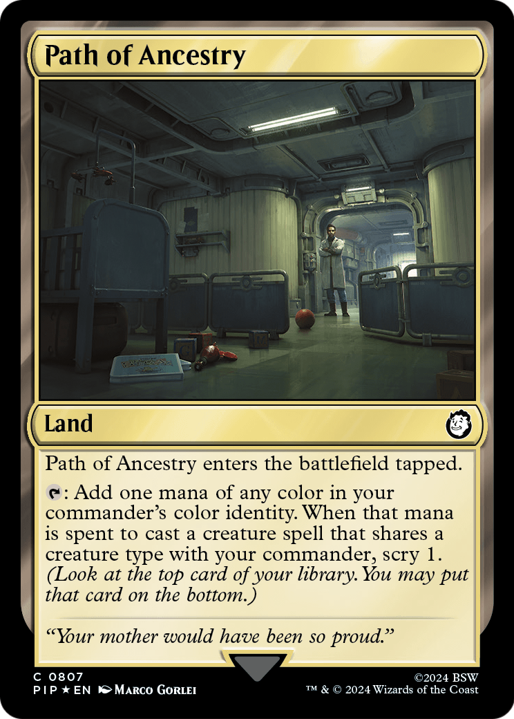 Path of Ancestry (Surge Foil) (PIP-807) - Fallout Foil