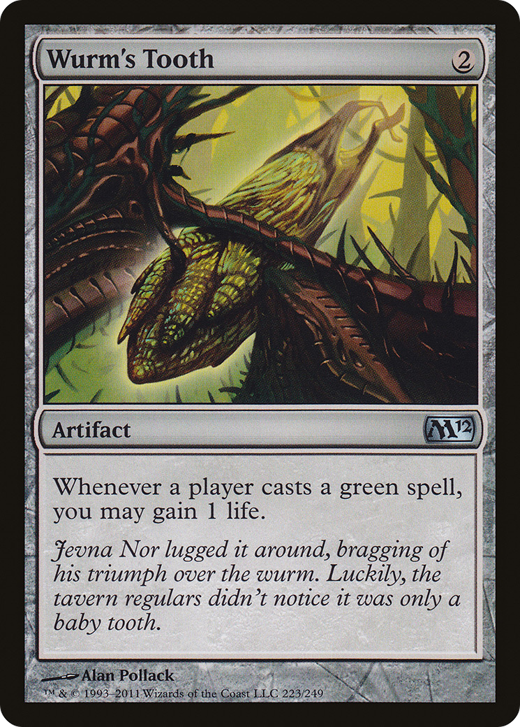 Wurm's Tooth (M12-223) - Magic 2012