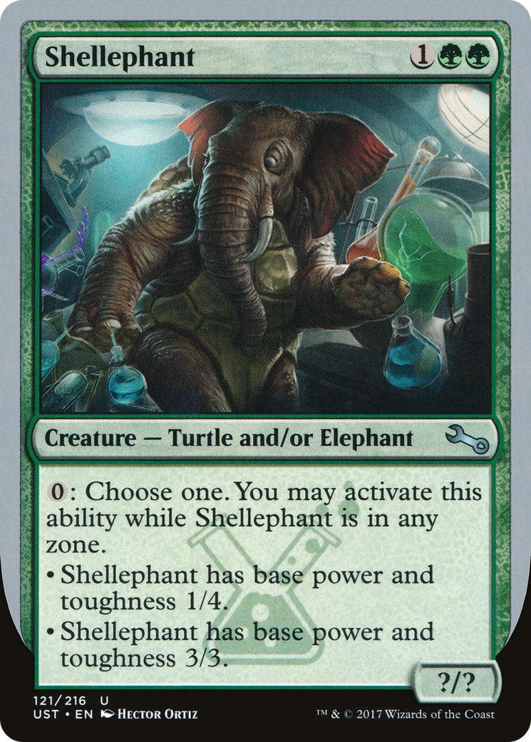 Shellephant (UST-121) - Unstable Foil