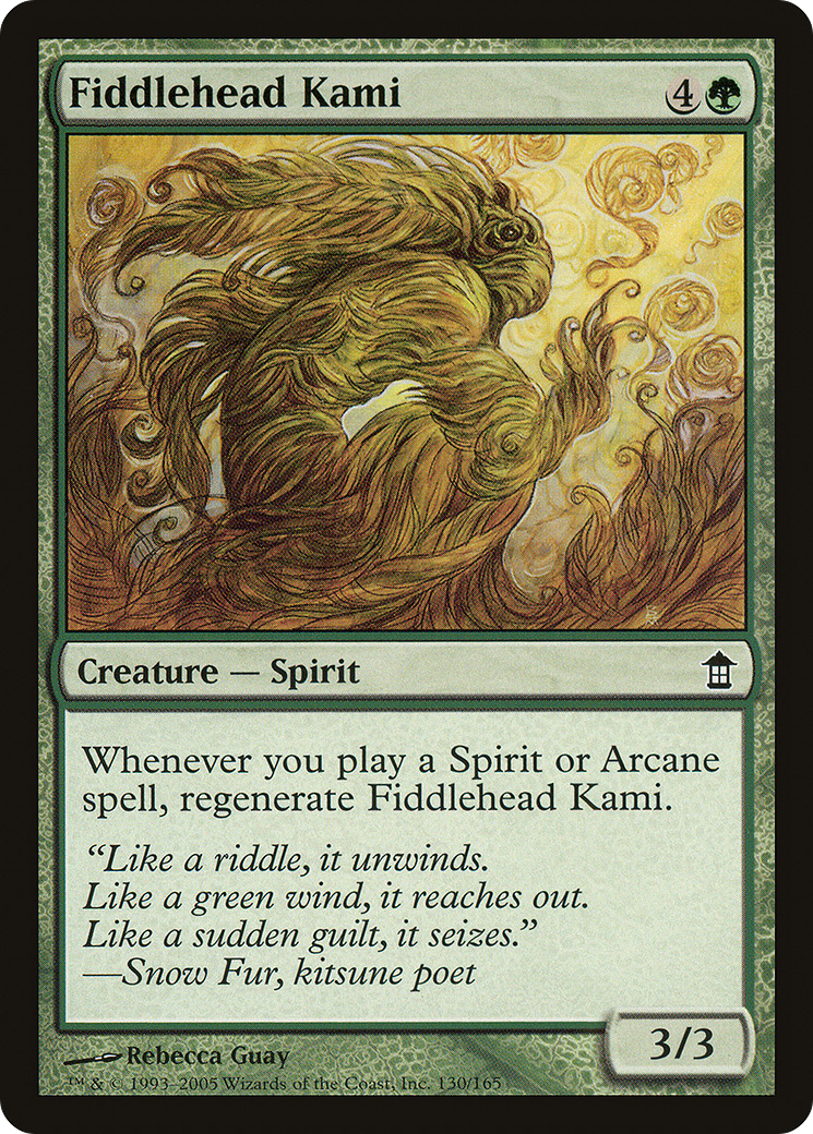 Fiddlehead Kami (SOK-130) - Saviors of Kamigawa