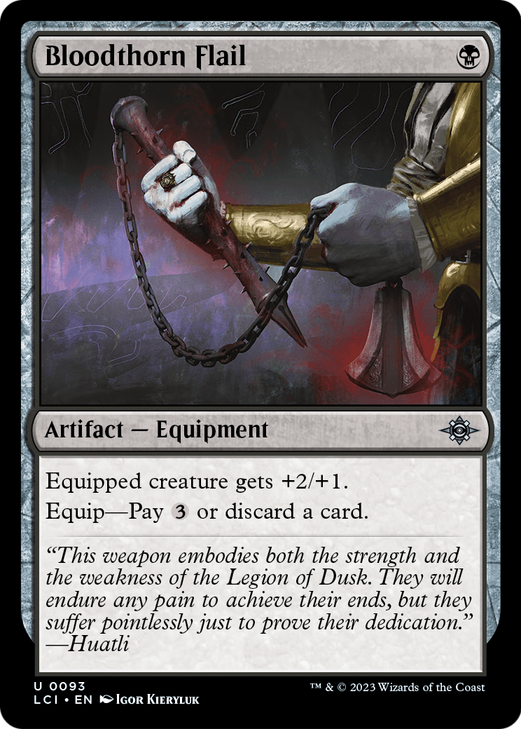 Bloodthorn Flail (LCI-093) - The Lost Caverns of Ixalan Foil