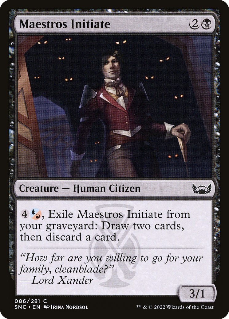 Maestros Initiate (SNC-086) - Streets of New Capenna