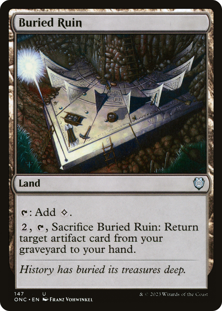 Buried Ruin (ONC-147) - Phyrexia: All Will Be One Commander