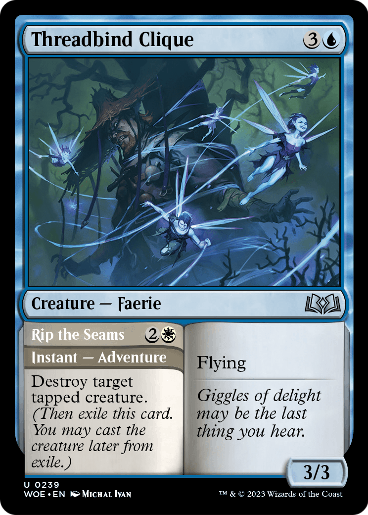 Threadbind Clique (WOE-239) - Wilds of Eldraine Foil