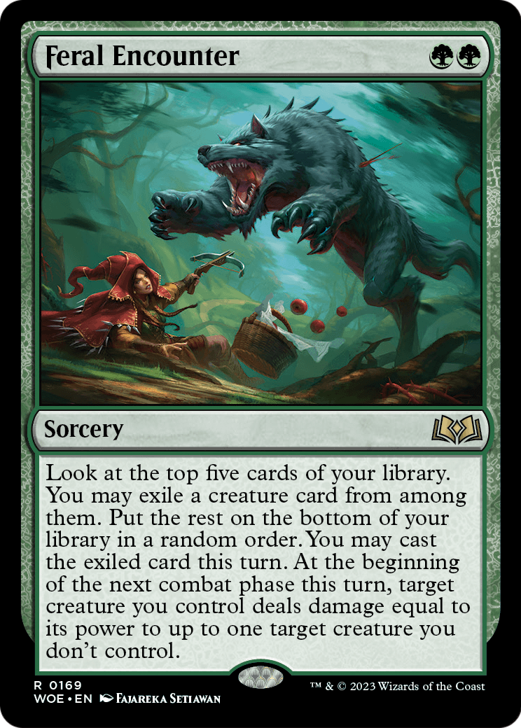 Feral Encounter (WOE-169) - Wilds of Eldraine Foil