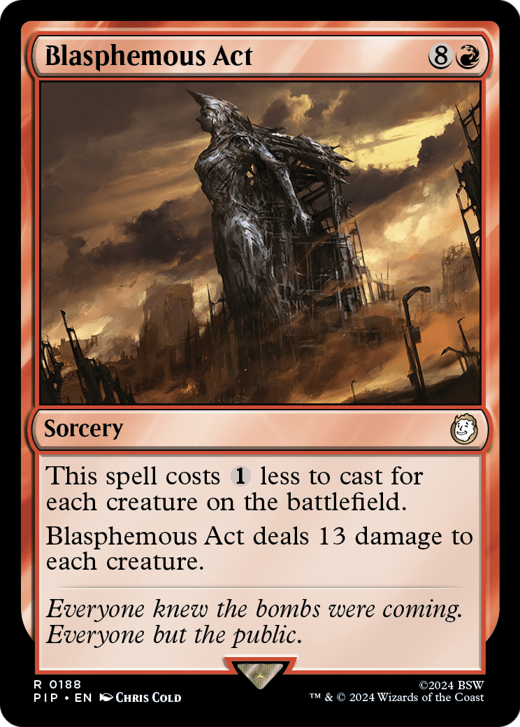Blasphemous Act (PIP-188) - Fallout Foil