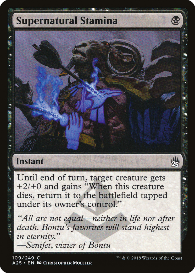 Supernatural Stamina (A25-109) - Masters 25