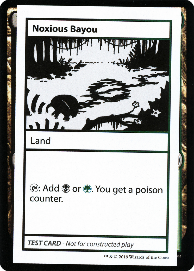 Noxious Bayou (No PW Symbol) (CMB1-) - Mystery Booster Playtest Cards 2021