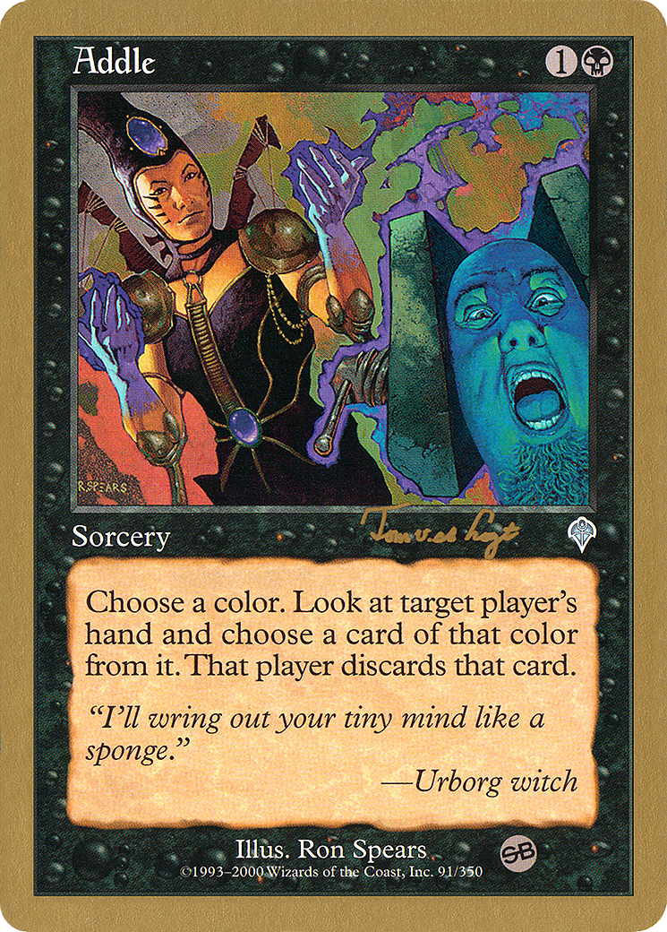 Addle - 2001 Tom van de Logt (INV) (SB) (WCD-) - World Championship Decks 2001