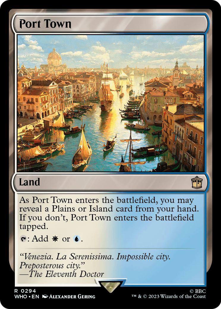 Port Town (WHO-294) - Doctor Who Foil