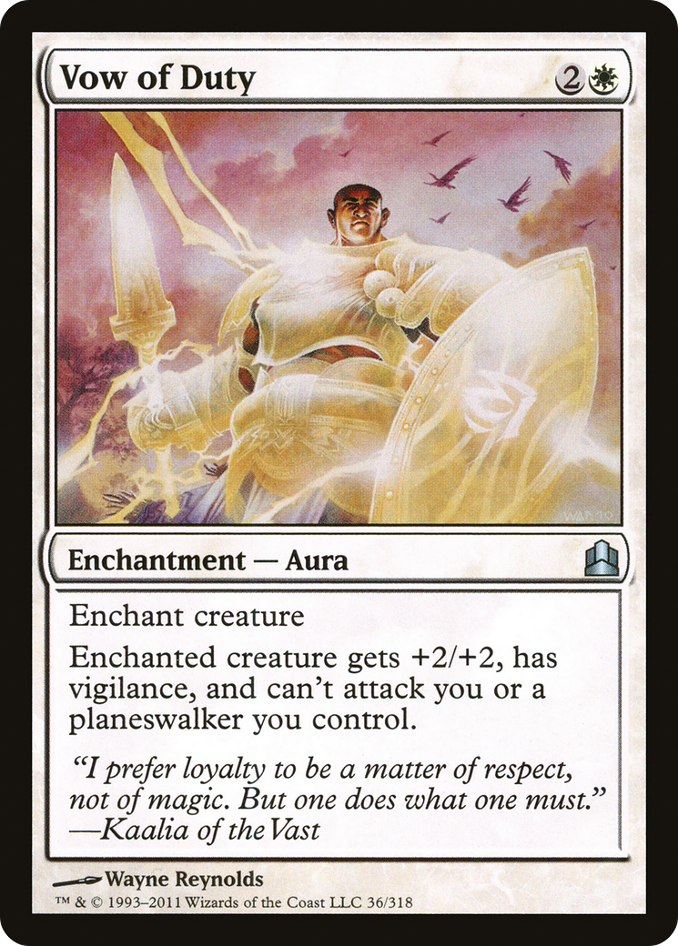 Vow of Duty (CMD-036) - Commander 2011