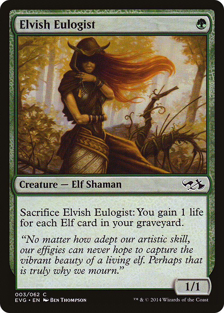 Elvish Eulogist (DD3-003) - Duel Decks Anthology: Elves vs. Goblins