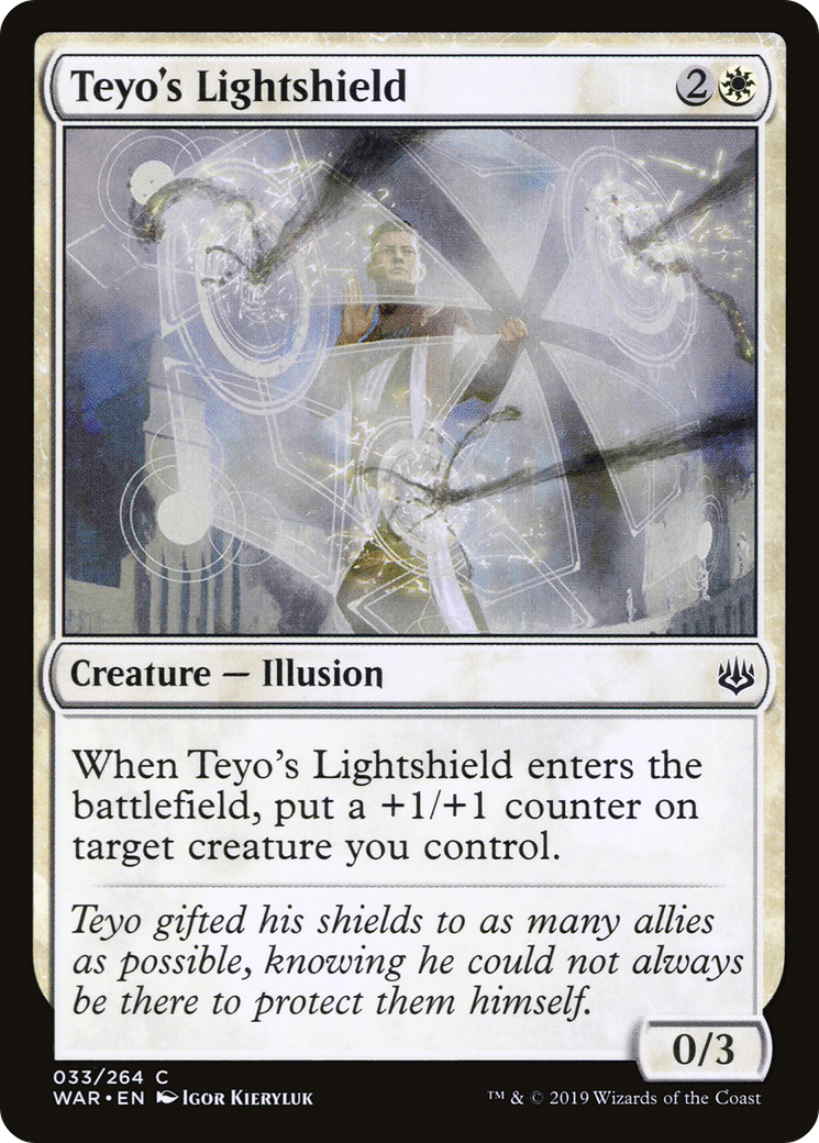 Teyo's Lightshield (WAR-033) - War of the Spark Foil