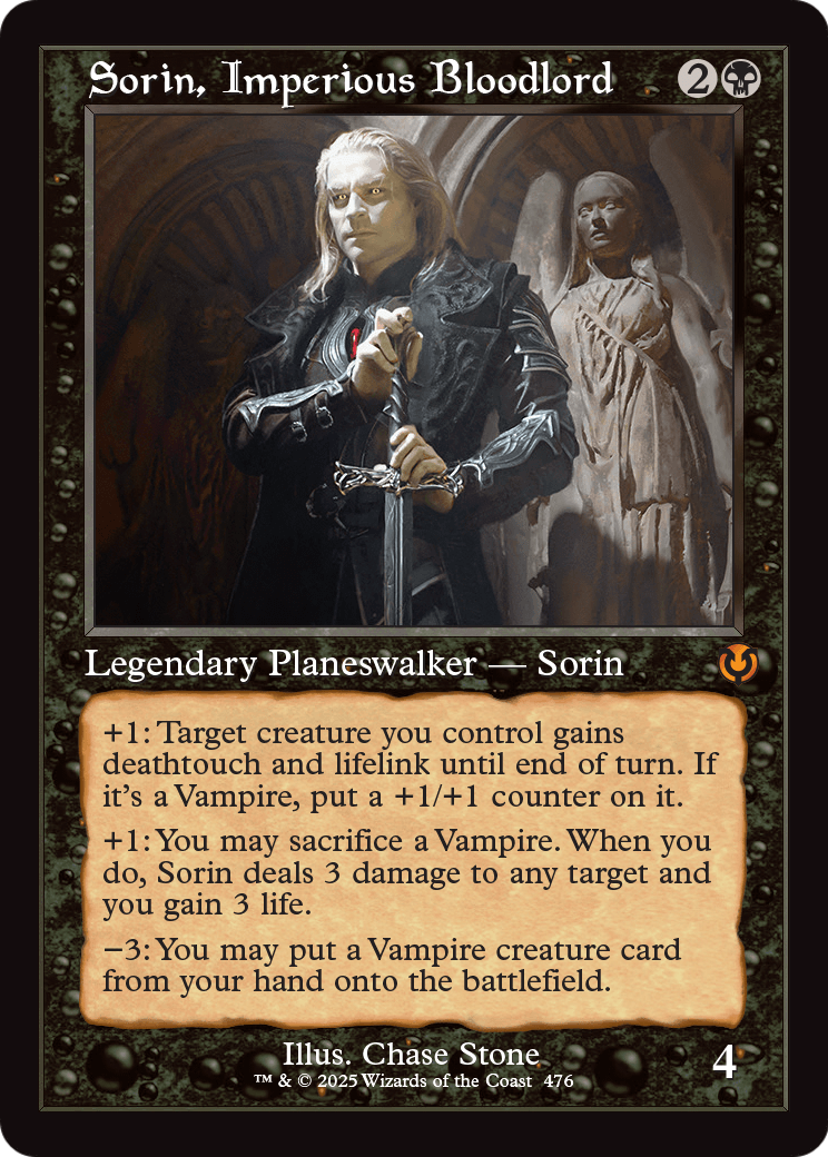 Sorin, Imperious Bloodlord (Retro Frame) (INR-476) - Innistrad Remastered