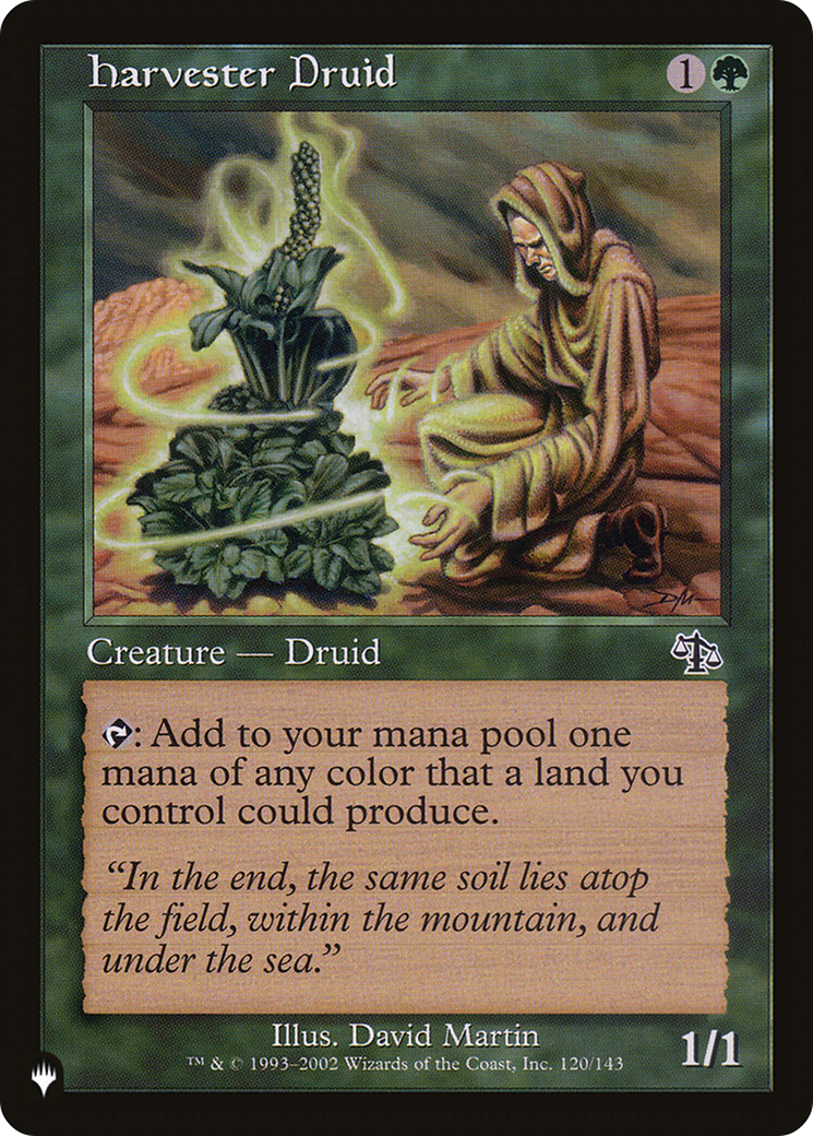 Harvester Druid (LIST-JUD-120) - The List