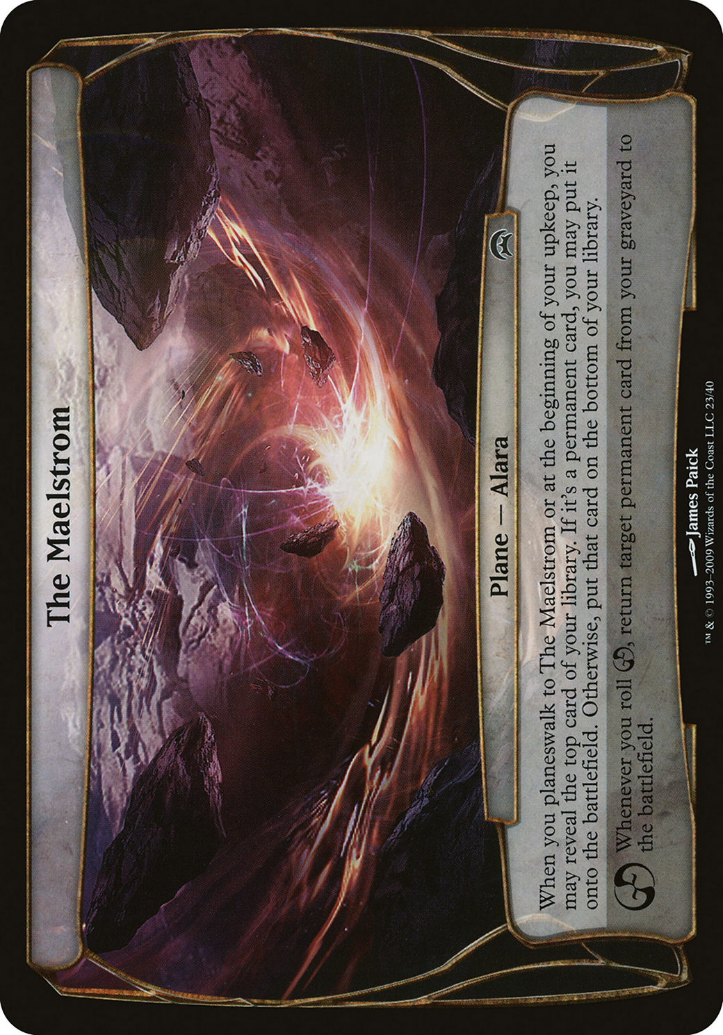 The Maelstrom (Planechase) (OVER-023) - Planechase Planes
