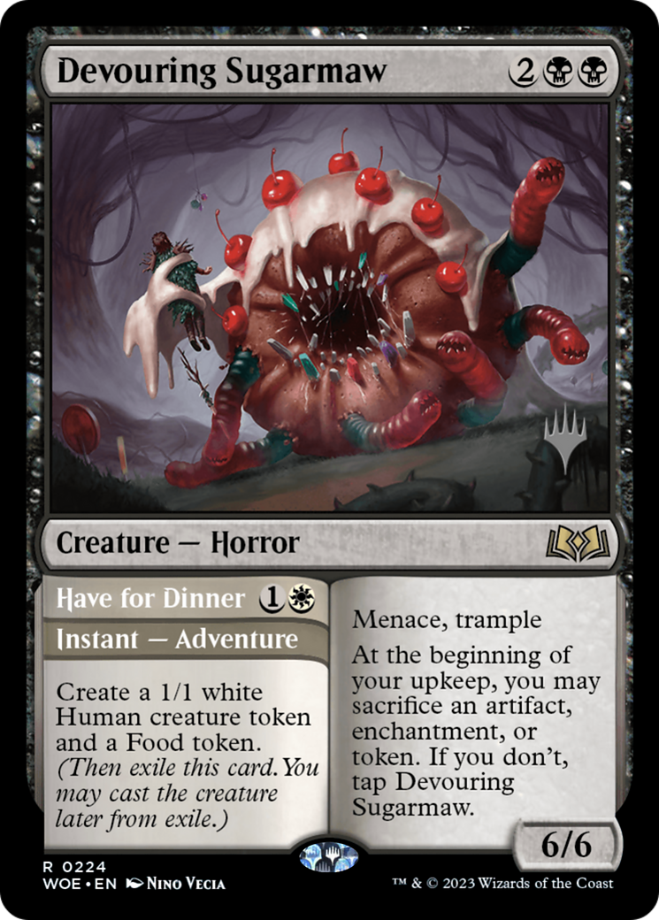 Devouring Sugarmaw (PPWOE-224) - Wilds of Eldraine Promos